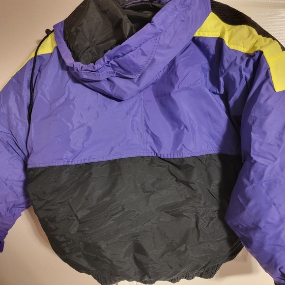 Vintage 90s St. Moritz ski jacket colorblock color block - Picture 3 of 7